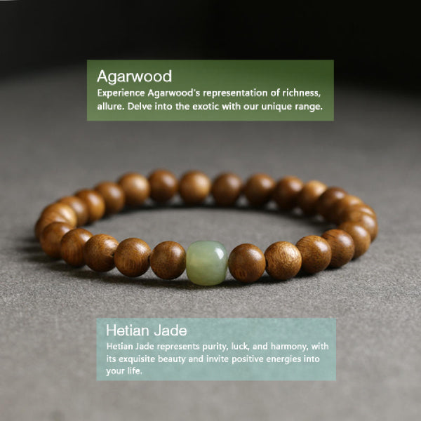 Agarwood and Hetian Jade